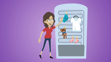 Investimentoanimado - secar roupa na geladeira